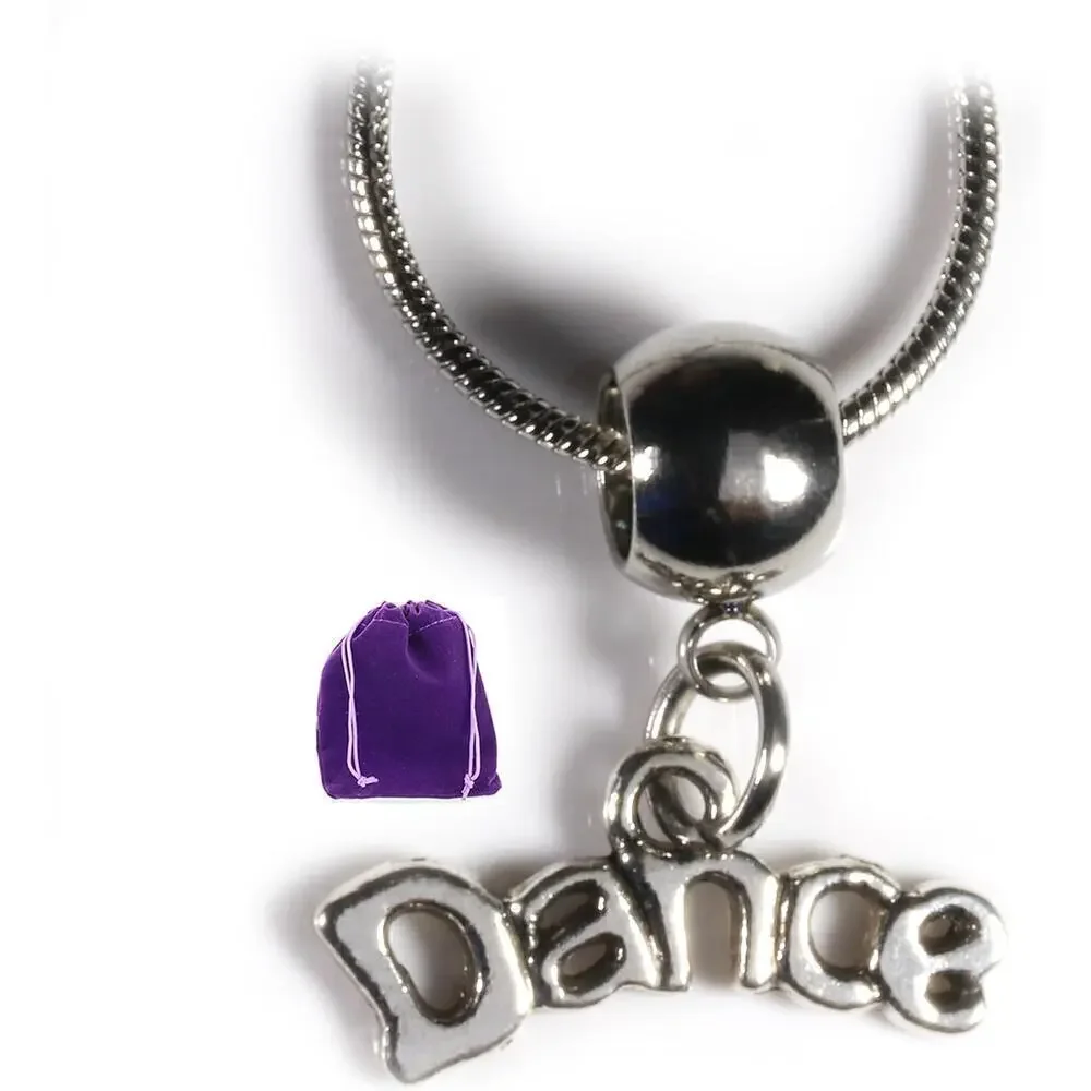 Dance Necklace with Dance Charm Pendant
